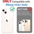 thumbnail image 2 of For Iphone 14 Waterproof Case - Ip68 Waterproof Phone Case With Built-In Screen & Lens Protector, 360 Full Body Shockproof Dustproof Case With Lanyard, For Iphone 14 (6.1") Pink[o1507], 2 of 5