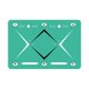 thumbnail image 3 of Alfombrilla De Entrenamiento Para Pasos De Fútbol, Accesorios De Fútbol, Alfombrilla Para Puerta De Fútbol, Color Verde, 3 of 8