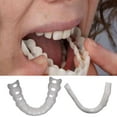 thumbnail image 2 of Moldable Soft Silicone Lower Reusable  Veneers Temporary Fake Lower Bottom, 2 of 8