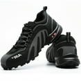 thumbnail image 2 of Tanleewa Steel Toe Work Shoes for Men Nonslip Safety Anti-Smashing Shoe Size Men5/Women7, 2 of 8
