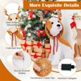 thumbnail image 5 of YYAo 43.5" Christmas Dog Decorations with Led Lights, Christmas Decorations, 5 of 11