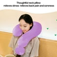 thumbnail image 4 of Tunhigl Question Mark Pillows: Soft and Flexible Plush Body Pillow for Office Naps, Travel, and Comfort - Perfect Gift for All Ages in Multiple Colors Purple, 4 of 7