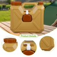 thumbnail image 6 of simhoa Water Container with Faucet Outdoor Camping Jug Multifunctional Portable Water Carrier Tank for RV Backpacking Picnic Camping 12L, 6 of 9