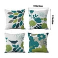 thumbnail image 2 of Fiudx Juego de Fundas de Almohada de Verano, Elegantes Fundas de Cojín Verdes, Suaves Fundas de Poliéster, Fáciles de Limpiar, Ideales para Usar En El Sofá Cama de La Sala de Estar y para Mejorar La, 2 of 5