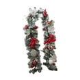 thumbnail image 3 of Baoblaze Christmas Garland 5.9ft Front Door Hanging Decor for Ceremony Red White, 3 of 8