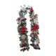 thumbnail image 3 of Guirnaldas navideñas decorativas para el hogar, puerta de entrada, decoración colgante para fiestas, suministros para vacaciones, dormitorio, sala de Rojo, 3 of 9
