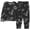 Black, variant on Girls Outfits 2 Piece Cartoon Print Crew Neck Long Sleeve Lightweight Top And Shorts Loungewear Baby Girls' Clothing Sets 2 Years-3 Years
