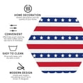 thumbnail image 4 of Pofeuu American Patriotic Stars And Stripes Print Leather Coasters Set of 6, Round Cups Mugs Mat Pad for Home Kitchen Heat Resistant Drink Coasters,Hexagon, 4 of 7
