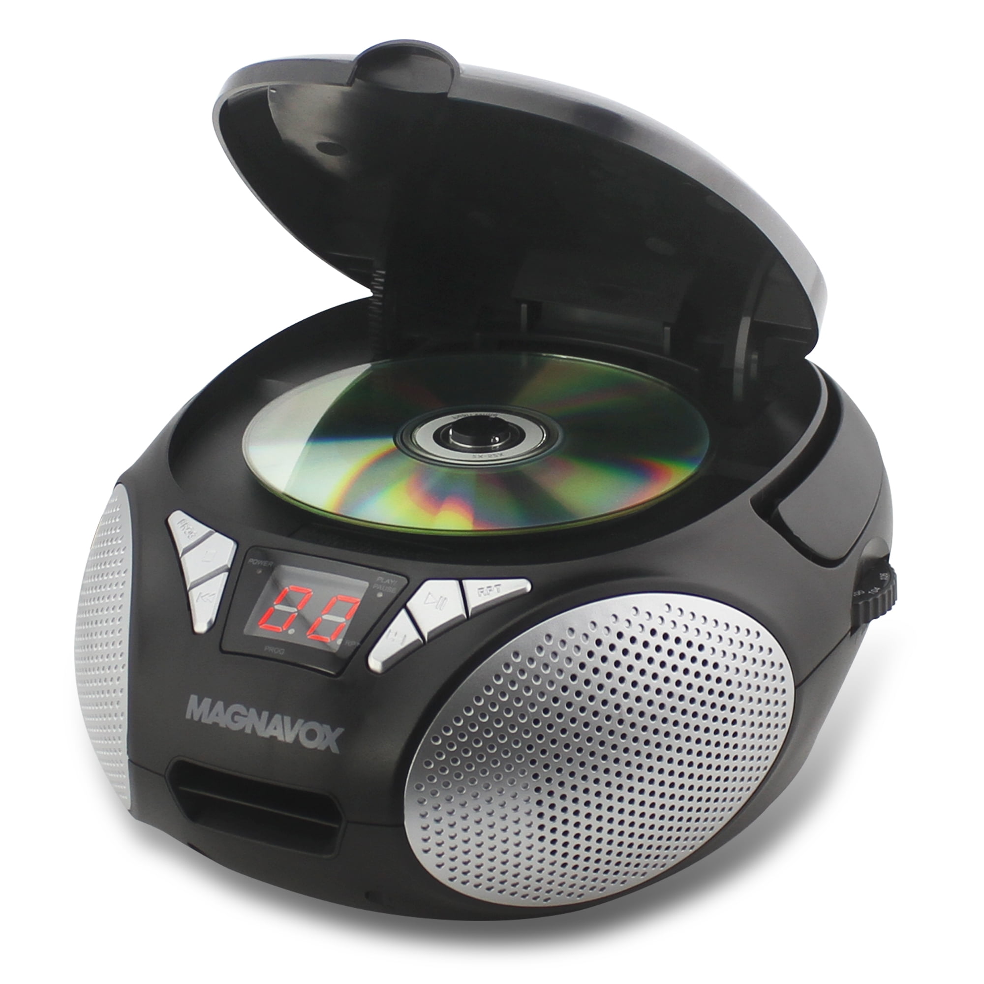 Magnavox MD6924 Portable Top Loading CD Boombox with AM/FM