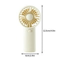 thumbnail image 3 of SHENGXINY Small Fan Clearance Mini Portable Small Fan Powerful Handheld Battery Type (Excluding Batteries) Fan Coolings Fan Suitable For Outdoor Travel Fan For Women, Girls And Children White, 3 of 3
