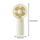 thumbnail image 3 of Mini ventilador de mano 2024 - Ventilador pequeño portátil con viento fuerte, 3 velocidades, alimentado por pilas (pilas AAA no incluidas), 3 of 3