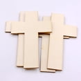 thumbnail image 2 of LEORX 36Pcs Mini Crosses Wood Craft Supplies Khaki DIY Accessories Wedding Decorations Home Decor, 2 of 8