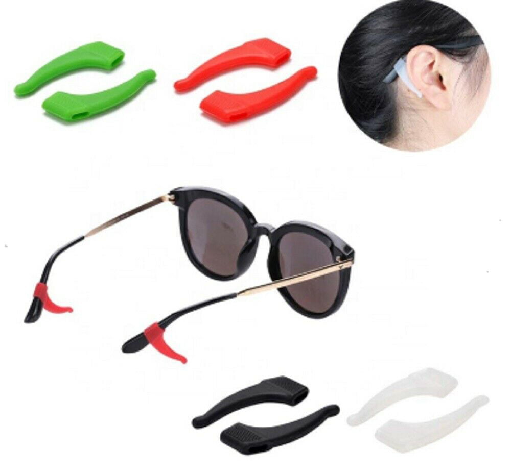 10 Pairs Kids and Adults Sport Eyeglass Strap Holder Eyeglass Temple Tip Silicone Anti Slip Holder Glasses Piece Eyewear Retainer for Ear Hook