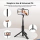 thumbnail image 5 of Trípode Monopie Bluetooth Telescópico 3 en 1 Extensible Rotación de 270° TikTok para iPhone y Android, Grabación de Video, Transmisión en Vivo, 5 of 5