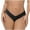 Black, variant on Women's Boy Short Panties Womens Seamless Low Cut Thong, V Shaped Comfortable Casual Yoga Briefs Black M