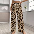 thumbnail image 2 of Leopard Print Pattern Pajama Pants Comfortable Elastic Waist Pajamas Fashion Sleepwear Bottoms Plus Size Homewear, 2 of 6