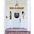 thumbnail image 3 of Life Better With Dogs Sign Farmhouse Wood Sign Front Porch Decor Rustic Wooden Sign Wall Decor Hanging Wooden Decorations with Bow-Knot for Home Porch Wall Door, 12 x 12 inch, 3 of 5