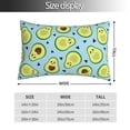 thumbnail image 2 of Cauagu Avocado and Hearts Print Pillow Covers with Envelope Closure,1PC Pillow Cases Decorative Pillow Case for Bed & Couch, Pillows Not Included-14"x20", 2 of 6