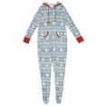 thumbnail image 6 of Afdoent Womens Pajamas Sets Women's Covered Feet Hooded Pajamas Suit Soft Warm Sleepwear Pajamas Jumpsuit Comfortable Pant Suit Sleepwear Holiday, 6 of 8