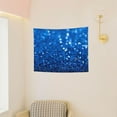 thumbnail image 3 of Kdxio A Blue Glitter Wall Hanging Tapestries Banner For Bedroom College Dorm Home Living Room Party Decor 29X37 In, 3 of 8