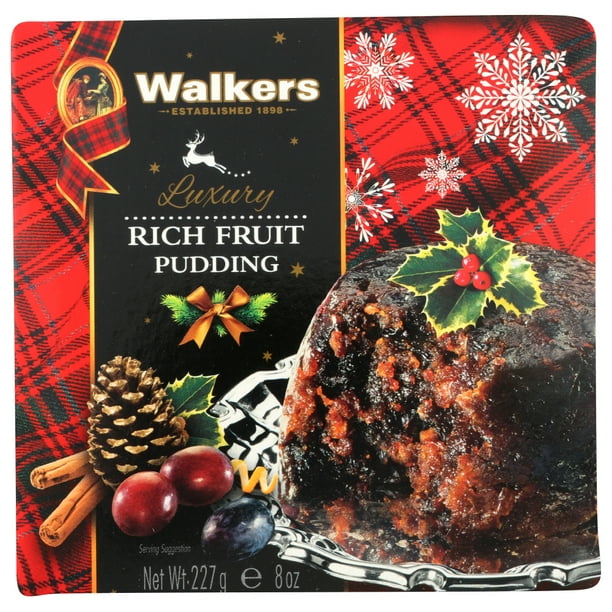 Walkers Rich Fruit Pudding, 8 Oz