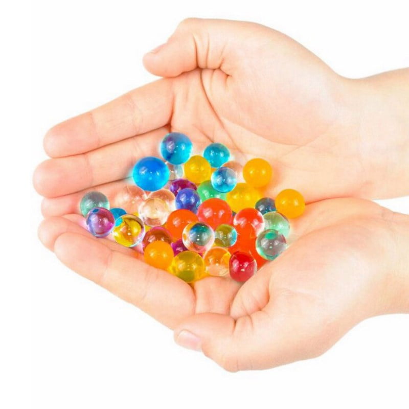10000pcs/Bag Water Beads Bio Gel Magic Ball Pearl Crystal Shape Grow Jelly Balls 