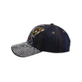 thumbnail image 3 of Top Headwear Butterfly Gem Distressed Denim Baseball Cap, 3 of 4