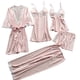 thumbnail image 1 of Gibobby Lencería sexy para mujer Ropa interior Ropa de dormir Lencería Encaje Mujer Ropa de dormir Sexy 5PC Vestido Traje Íntimo(Rosa 3XL), 1 of 4