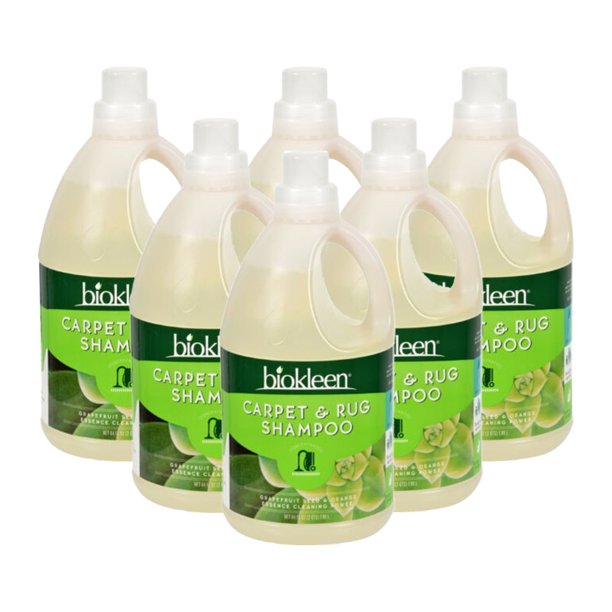Biokleen Carpet & Rug Shampoo Concentrate Orange 64 Fl oz ( 6 Pack