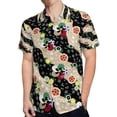 thumbnail image 4 of High Quality Hawaiian Shirts for Men Short Sleeve Aloha Beach Shirt Floral Summer Casual Button Down Shirts Blouses E5N3GJ, 4 of 7