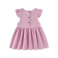 thumbnail image 5 of YunPes Girls Cotton and Linen Dress Spring Summer and Autumn Comfortable and Fashionable Flying Sleeve Dress Toddler Girls Christmas Dress, 5 of 9