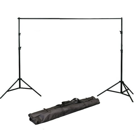 LimoStudio Photo Video Studio 10Ft Adjustable Muslin Background Backdrop Support System Stand,