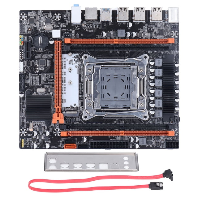 Placa base X99H 4 DDR4 LGA2011, soporte de 3 pines CPU V3 V4 USB3.0, puerto SATA, placa base de PC para escritorio