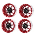 thumbnail image 3 of 8 Pedazos Llantas de Ruedas Parte de Reemplazo para a 1.9 Pulgadas, color rojo negro perfke Llantas Beadlock Wheels, 3 of 9