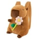 thumbnail image 4 of Mochila de capibara, adorable mochila de felpa de moda para fiestas, uso diario, viajes Flor rosa, 4 of 8