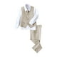 thumbnail image 1 of Traje de boda Suit YuanLu para niños, corte ajustado, talla 12, color champán, 1 of 7