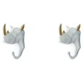 thumbnail image 2 of Toystoory Colgador con forma de animal para el hogar sin perforaciones, abrigo, chaqueta, puerta, gancho trasero Type10 NO10, 2 of 6