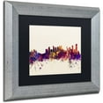 thumbnail image 2 of Trademark Fine Art "Calgary Canada Skyline" Canvas Art by Michael Tompsett, Black Matte, Silver Frame, 2 of 4