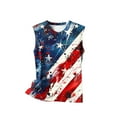 thumbnail image 4 of VerPetridure American Flag Tank Top Women 4th of July Tanks Tops for Womens USA Flag Patriotic Shirts Vest Sleeveless Tee, 4 of 5
