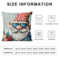 thumbnail image 5 of Chilfamy Summer Pillow Cover Gnome Beach Please Decorative Lumbar Pillow Case Decor Home Decorations Cushion Case for Sofa Couch 12x12in, 5 of 5