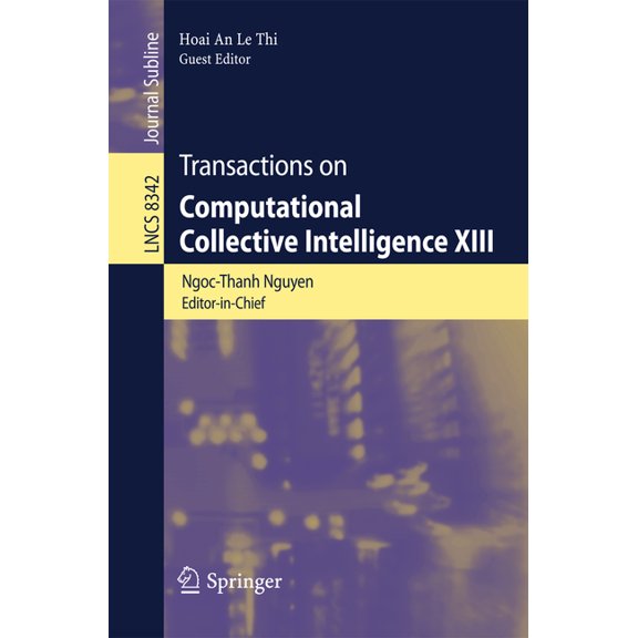 Transactions on Computational Collective Intelligence XIII, (Paperback)