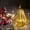Gold-1A Home Decor, variant on JJV Glass Pumpkin Light Fall Decorations for Home, Light Up Glass Pumpkin Thanksgiving Indoor Outdoor Table Decor Decorative Night Lamp Battery Not Included Bedroom Decor
