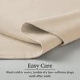thumbnail image 6 of California Design Den Flannel Twin Size Sheets Set - Triple-Brushed 100% Cotton, Deep Pockets, Made In Portugal - Beige Bliss, 6 of 8