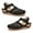 black, variant on Sandals for women summer beach shoes, casual and comfortable round head cave outdoor shoes-blue