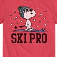 thumbnail image 3 of Peanuts - Snoopy Ski Pro - Toddler And Youth Short Sleeve Graphic T-Shirt, 3 of 6