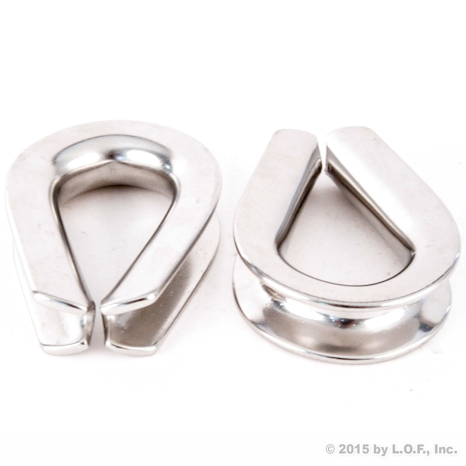 Red Hound Auto (2) 3/4 Inches (19mm) Stainless Steel Wire Rope Cable