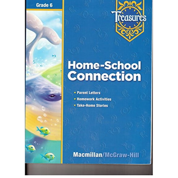 Pre-Owned Treasures Home-School Connection Grade 6 (Treasures) (Treasures), 9780021939251, 002193925X, Paperback,