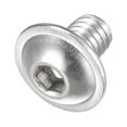thumbnail image 3 of Uxcell M4 x 6mm 304 Stainless Steel Flanged Button Head Socket Cap Screws 50 Pack, 3 of 5