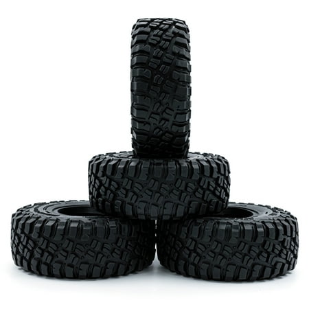 Image of ammoon Tyre Crawler Rubber Tires 1/10 Scx10 90046 Scx10 Iii Axi03007 Iii Axi03007 Axi03003 Eryue Car Axi03007 Axi03003 Dsfen Car 1/10 Car 1/10 Car Wheel Huiop 1/10 Cx10 90046