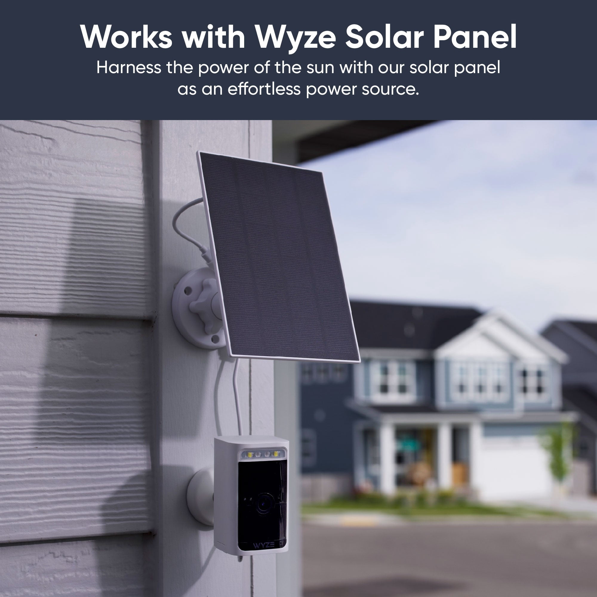 Wyze 2K HDR Wireless Outdoor/Indoor Security Camera, Color Night Vision, Integrated Spotlight & Siren, Rechargable Battery, 2-Way Audio - White, 1-Pack